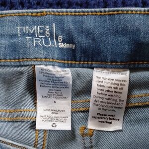 Time and Tru Blue Skinny Jeans